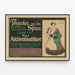 Poster vintage del teatro Der Aktienbudiker con Joséfine Dora — quadro incorniciato alla parete