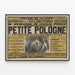 Poster Teatro Gaîté - Ventesima Rappresentazione La Piccola Polonia — quadro incorniciato alla parete