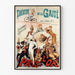 Poster vintage Teatro della Gaîté - Il Paese dell'Oro