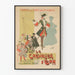 Poster vintage Teatro Le Chevalier d'Éon