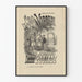 Poster antico Teatro dei Bouffes Parisiens Il Gallo di Viroflay