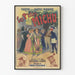 Poster vintage operetta Le P'tites Michu - Teatro dei Bouffes-Parisiens