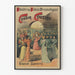 Poster vintage Teatro delle Folies-Dramatiques Cugino Cugina