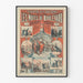 Poster vintage Théâtre des Nations Les Nuits du Boulevard