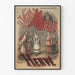 Poster Teatro dei Variétés La Vedova del Malabar
