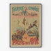 Poster vintage Teatro del Gymnase - Il Paese dell'Oro