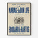 Poster vintage Teatro Lyrique - Il matrimonio di Don Lope