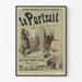 Poster vintage Teatro Nazionale dell'Opera-Comique - Il Ritratto