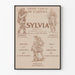 Poster vintage Teatro Nazionale dell'Opera - Balletto Sylvia in 3 atti