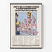 Poster murale politica vintage 1970 - Rally per la pace al Madison Square Garden