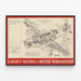 Poster Tecnico Aviazione - Il Vickers-Armstrongs Wellington II — quadro incorniciato alla parete