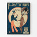 Poster Vintage Those Draftin' Blues di Maceo Pinkard