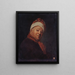 Ritratto del pittore Étienne Jeaurat 1699-1789 - Étienne Aubry — quadro incorniciato alla parete