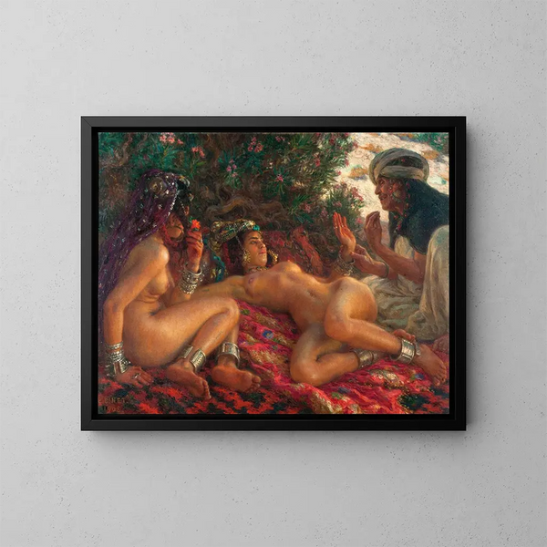 La messagère de Satan - Étienne Dinet — quadro incorniciato alla parete