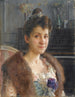 Ritratto di Mme C. sorella dell'artista - Étienne Dinet — vista dell’opera