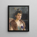 Ritratto di Mme C. sorella dell'artista - Étienne Dinet — quadro incorniciato alla parete