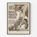 Poster vintage norvegese per lotteria di libri