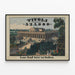 Poster vintage Tivoli e i suoi giardini animati — quadro incorniciato alla parete