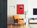 Poster To Die in Madrid in stile grafico rosso e nero
