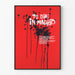 Poster To Die in Madrid in stile grafico rosso e nero
