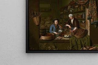 Stampa d'arte Un negozio di alimentari - Willem van Mieris