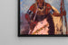 Riproduzione del dipinto Notch-ee-nng-a No Heart Called White Cloud Chef de la tribu - George Catlin