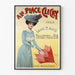 Poster vintage Bagni estivi a Place Clichy Parigi