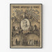 Poster vintage Tournee Artistica Il Figlio Naturale di Alexandre Dumas fils