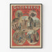 Poster decorativo storico su Gutenberg - Poster del tour artistico in 5 atti