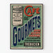 Poster vintage Café des Gourmets Trébucien