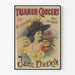 Poster vintage Trianon concerto con Jane Dhénin