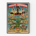 Poster vintage Troupe Edouardo Serata dal Colonnello