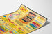 Poster vintage di Turner’s Musical Merry-Go-Round - Programma di eventi 1985-1986