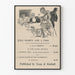 Poster vintage Due donne e un pazzo con illustrazione in bianco e nero