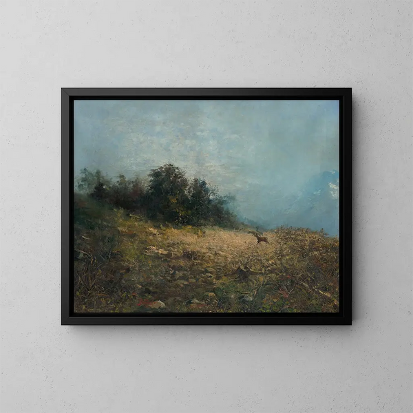 In una radura - Ludovit Pitthordt — quadro incorniciato alla parete