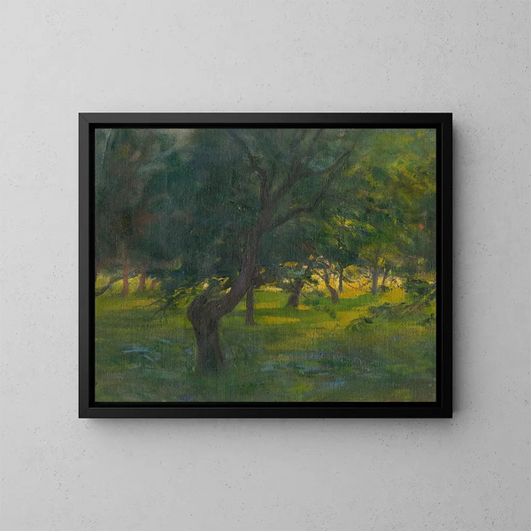 Paesaggio - Ludovit Pitthordt — quadro incorniciato alla parete