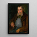 Portrait du vieux vigneron de Bratislava Schmidt-Hanzl - Ludovit Pitthordt — quadro incorniciato alla parete
