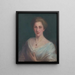 Ritratto della figlia dell'artista II - Ludovit Pitthordt — quadro incorniciato alla parete