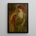 Étude d'une femme assise - Ludovit Pitthordt — quadro incorniciato alla parete