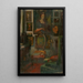 L'Atelier de l'artiste - Ludovit Pitthordt — quadro incorniciato alla parete