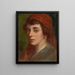 Tête de femme - Ludovit Pitthordt — quadro incorniciato alla parete