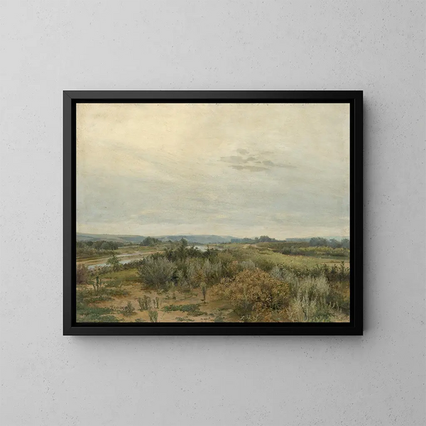 Paesaggio dell'Est slovacco - Ludovit Ordok — quadro incorniciato alla parete