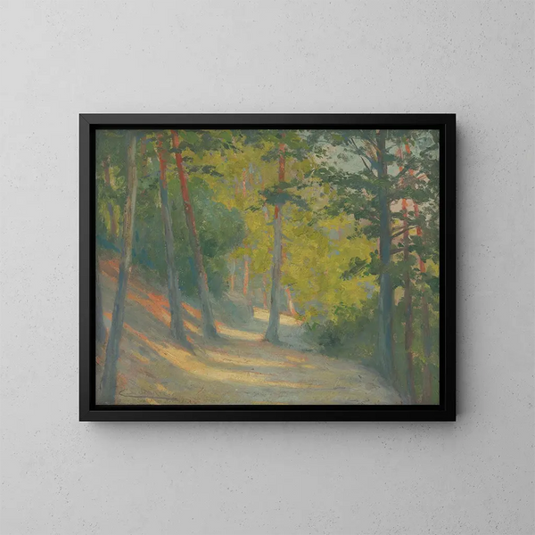 Strada verso Bankov - Ludovit Ordok — quadro incorniciato alla parete