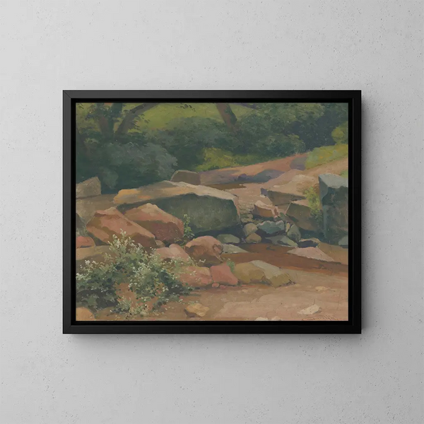 Rochers - Ludovit Ordok — quadro incorniciato alla parete