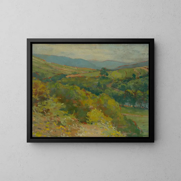 La valle di Hornd - Ludovit Ordok — quadro incorniciato alla parete