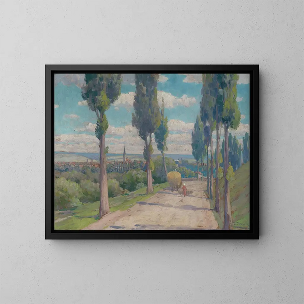 Vista di Spišská Nová Ves - Ludovit Ordok — quadro incorniciato alla parete