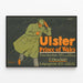 Poster vintage moda Ulster Principe di Galles — quadro incorniciato alla parete