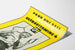 Poster vintage Ultravitamine 4 nero e giallo