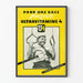 Poster vintage Ultravitamine 4 nero e giallo