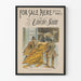 Poster vintage Uncle Sam - Illustrazione satirica della politica americana